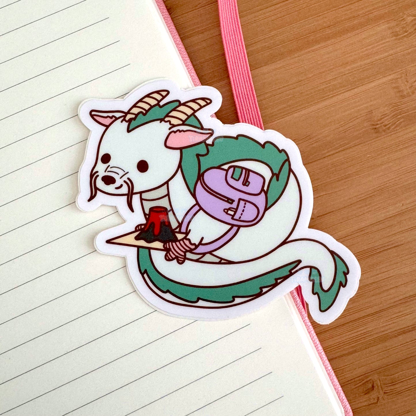 Haku the Student Sticker