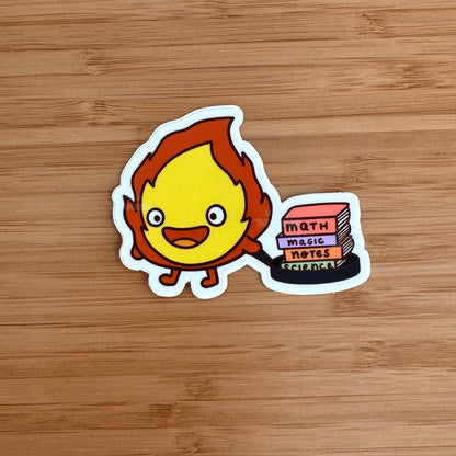 Calcifer the Student Sticker