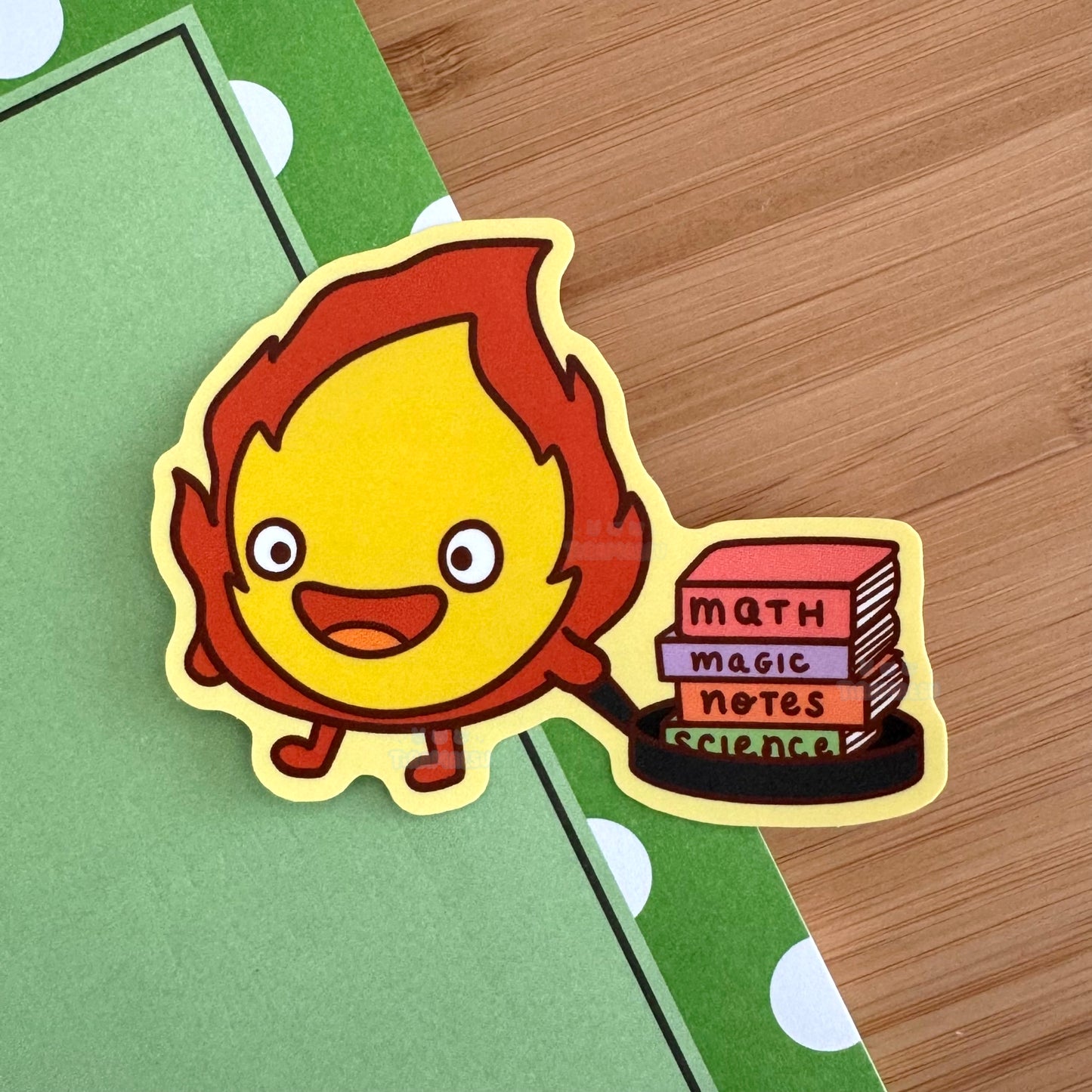 Calcifer the Student Sticker