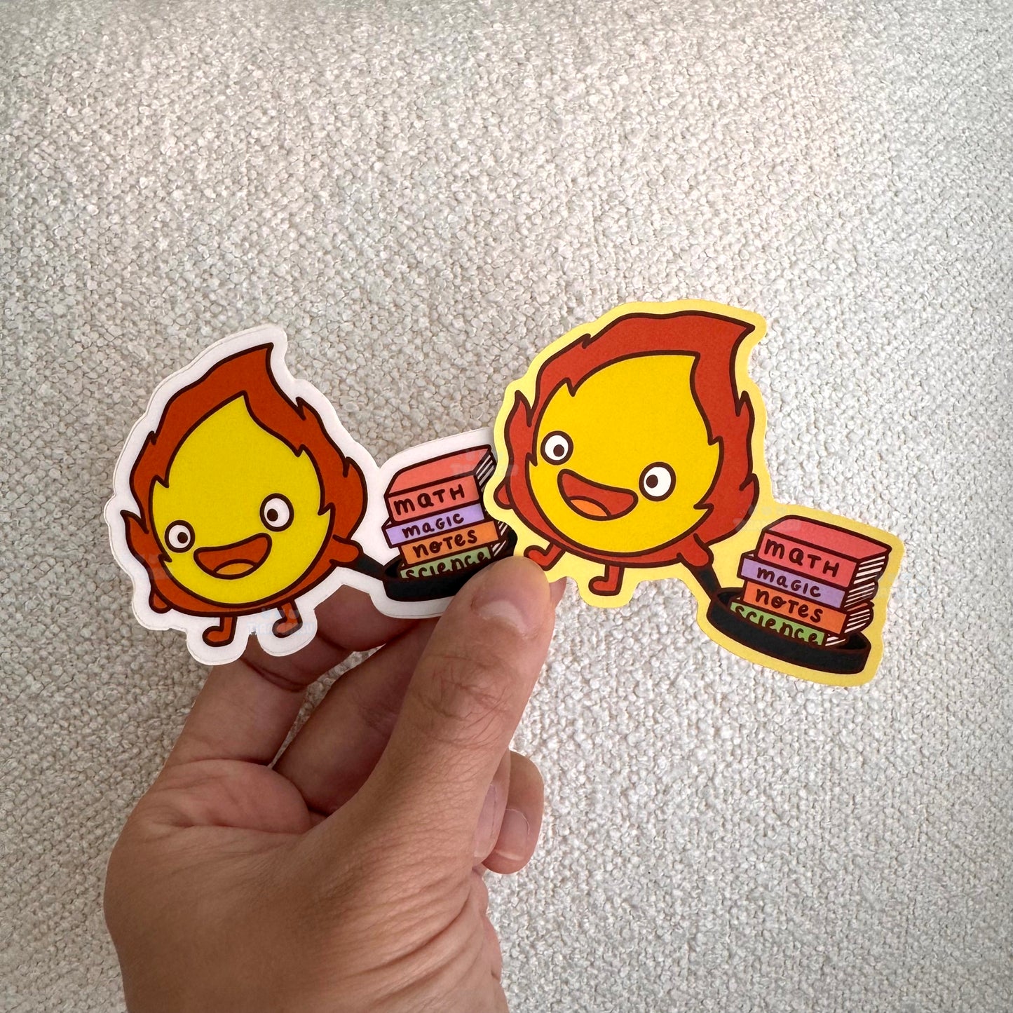 Calcifer the Student Sticker