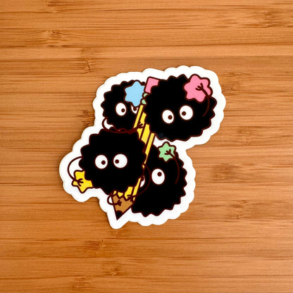 Studious Soot Sprites Sticker