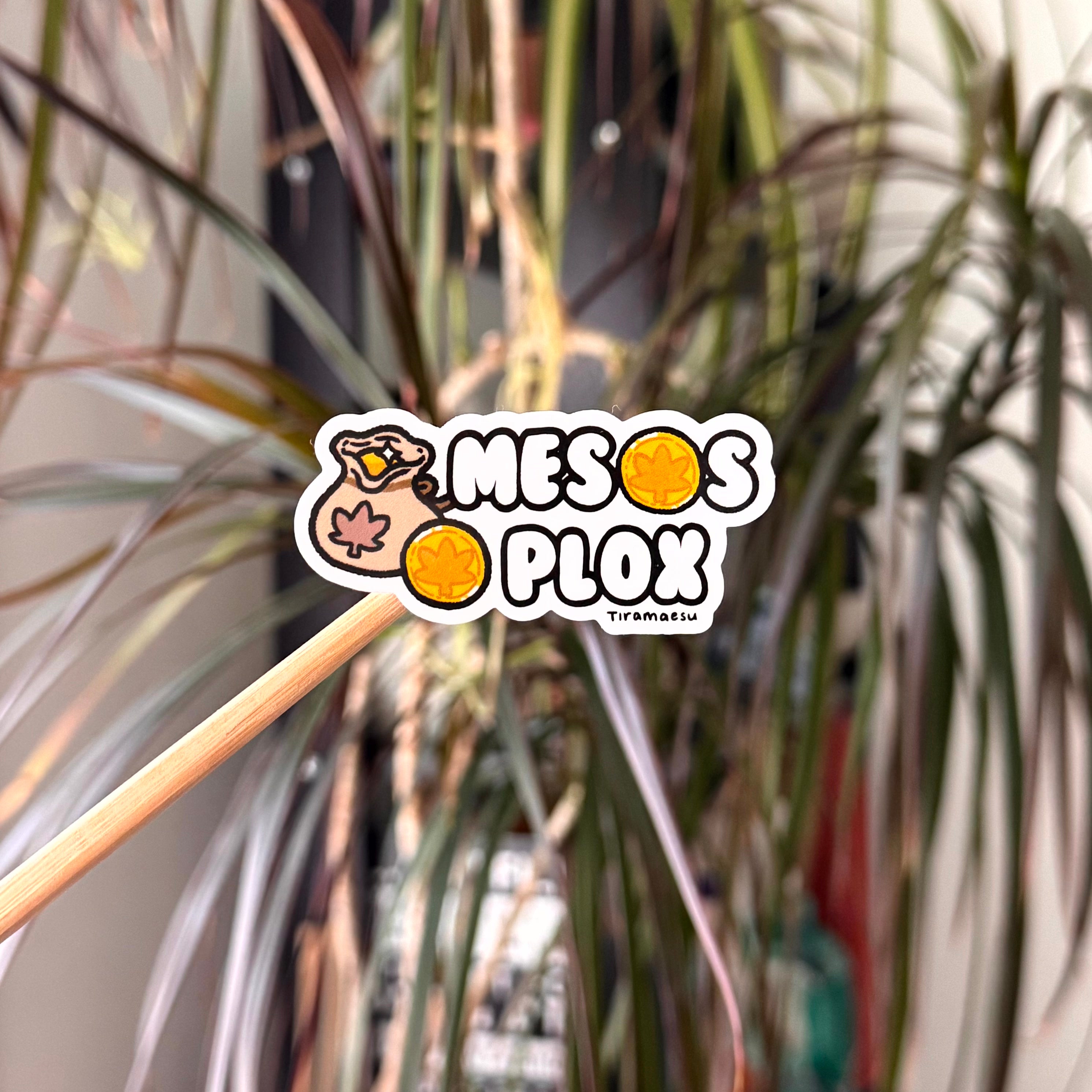 MapleStory Mesos Pl0x Sticker – Tiramaesu