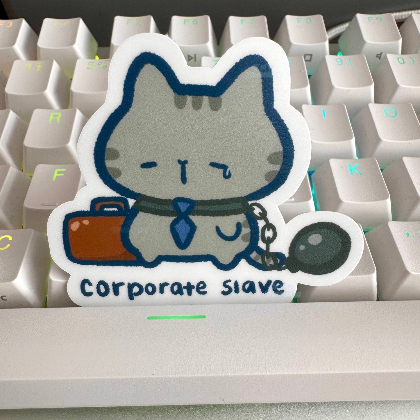 Corporate Slave Sticker