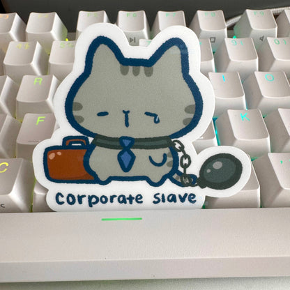 Corporate Slave Sticker