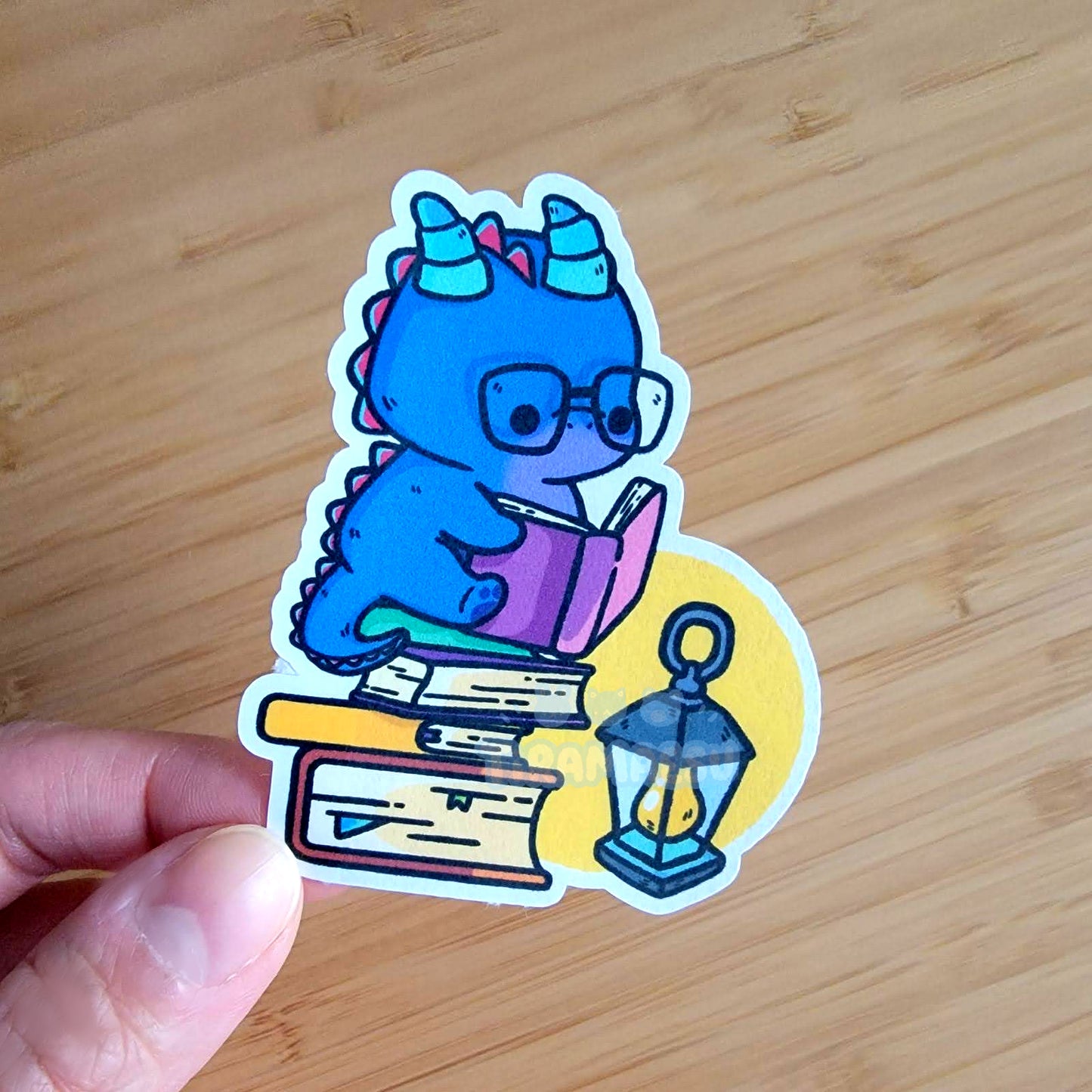 Book Dragon Sticker