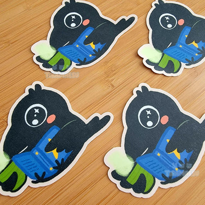 Book Raven Sticker