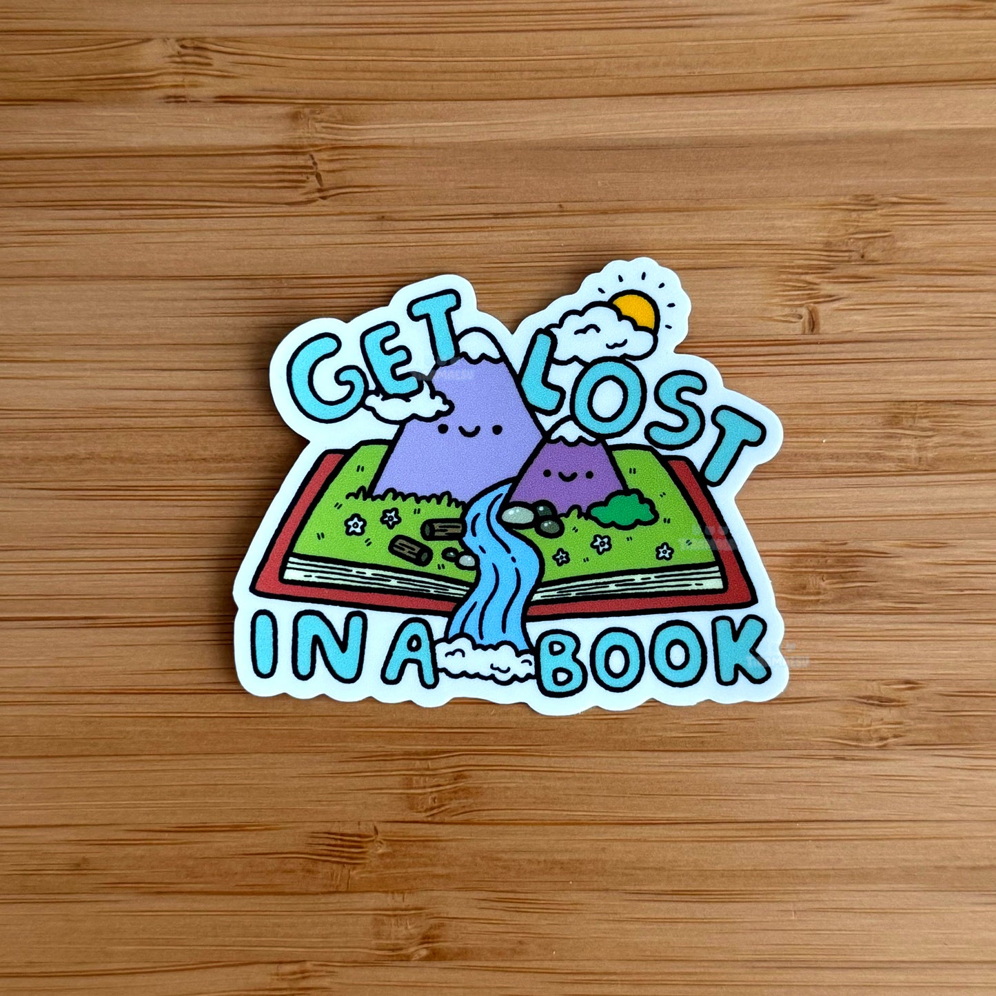 Get Lost In a Book Sticker