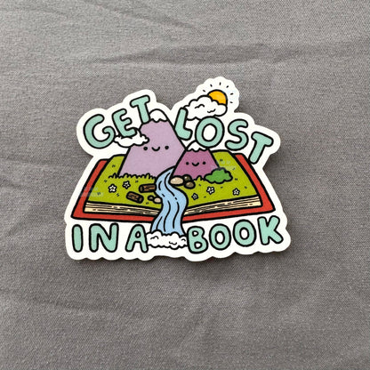 Get Lost In a Book Sticker