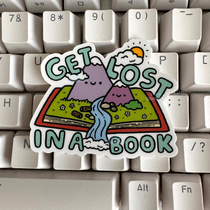 Get Lost In a Book Sticker