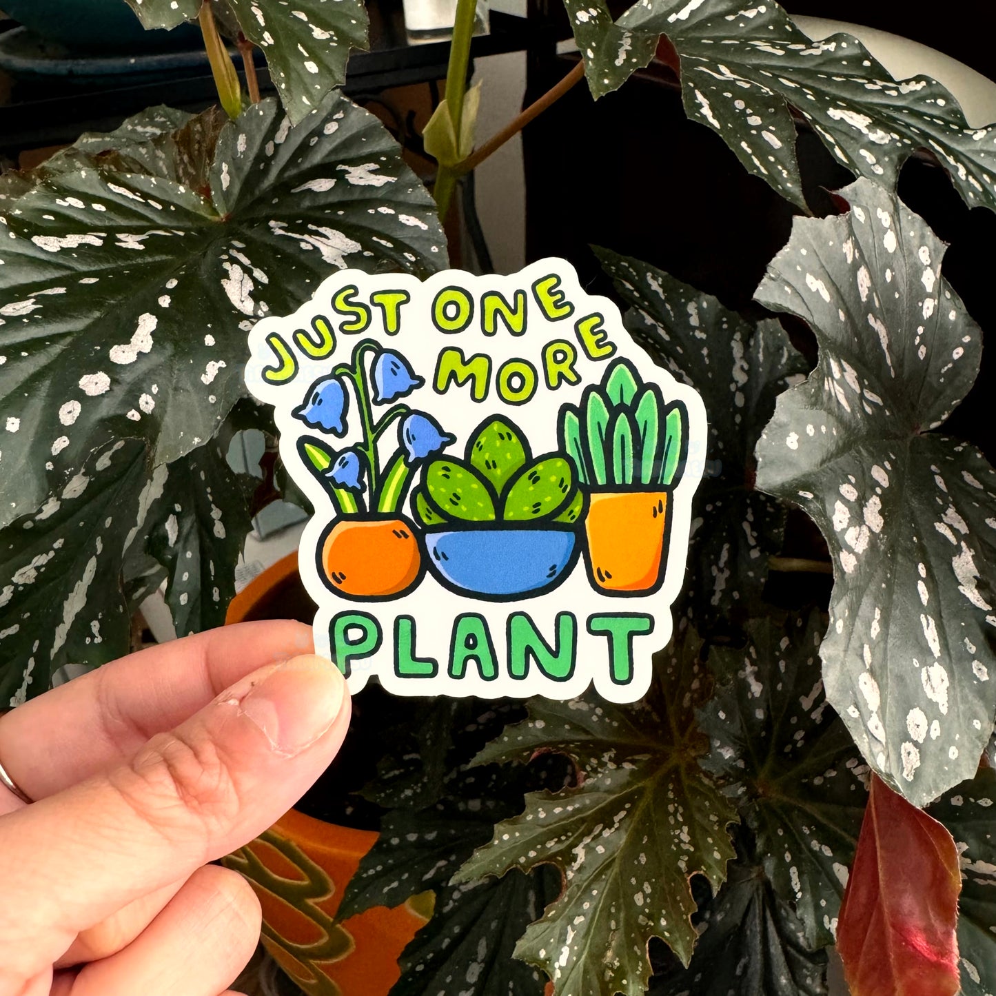 Just One More Plant Sticker