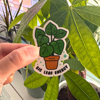 Big Leaf Energy Sticker