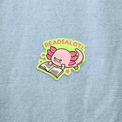 Readsalotl Sticker