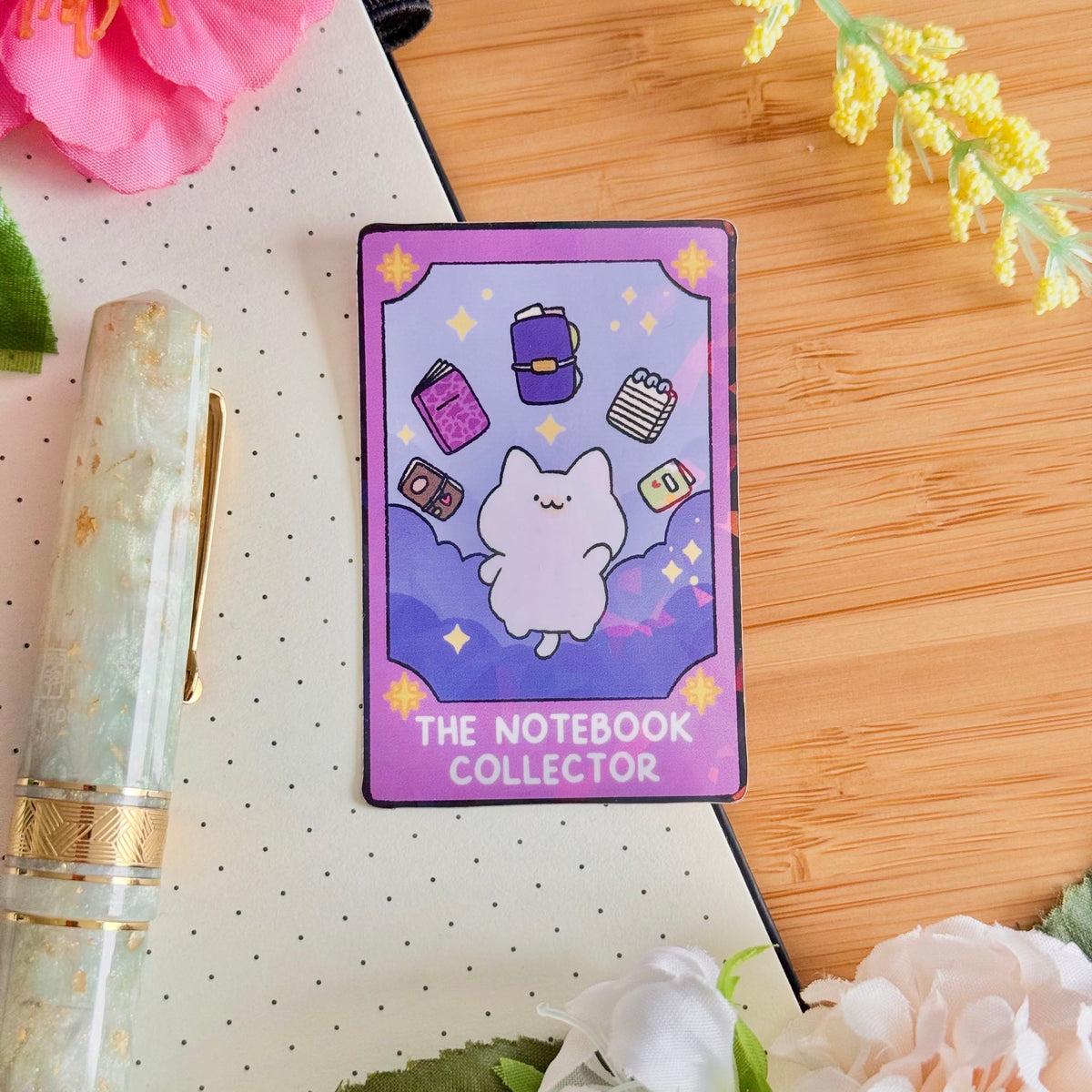 The Notebook Collector Sticker