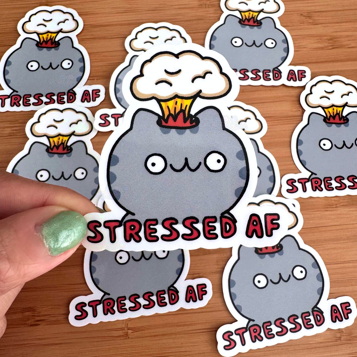 Stressed AF Sticker