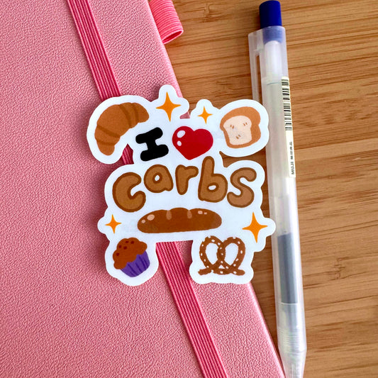 I Love Carbs Sticker