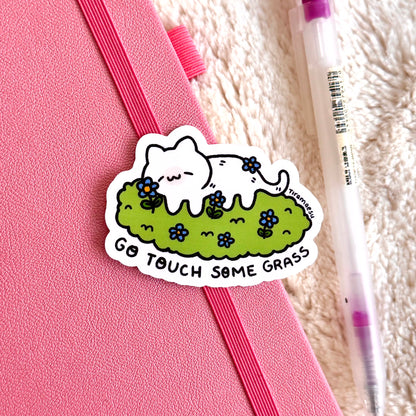 Go Touch Some Grass Sticker