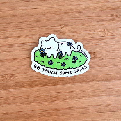 Go Touch Some Grass Sticker