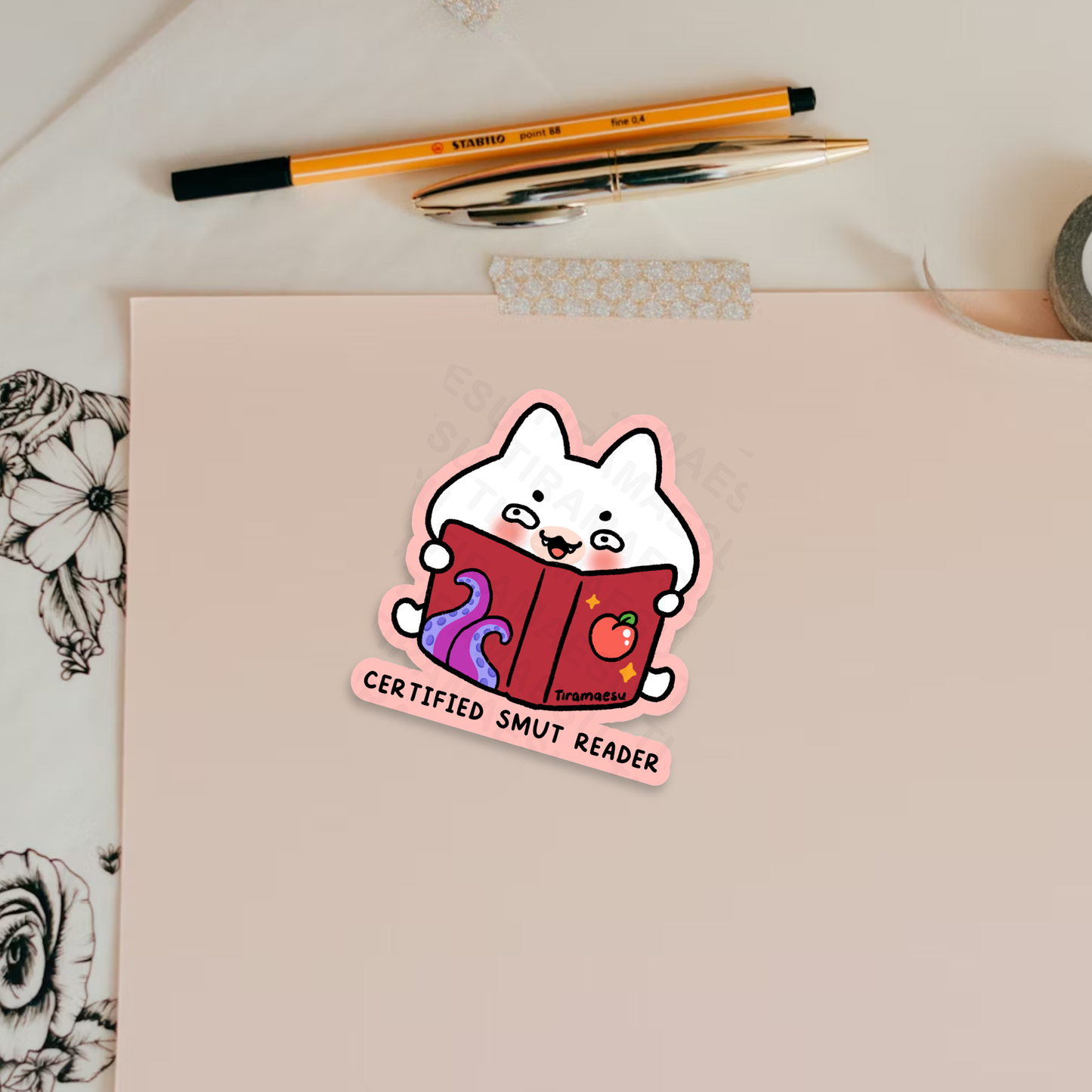 Certified Smut Reader Sticker
