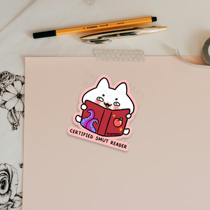 Certified Smut Reader Sticker
