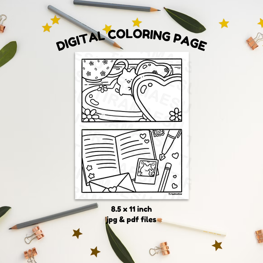 Valentine's Day 2026 Coloring Page