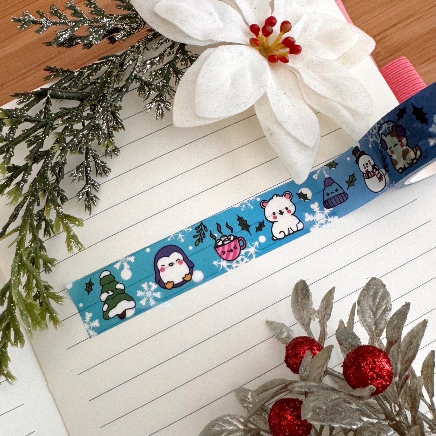 Kawaii Winter Themed Washi Tape