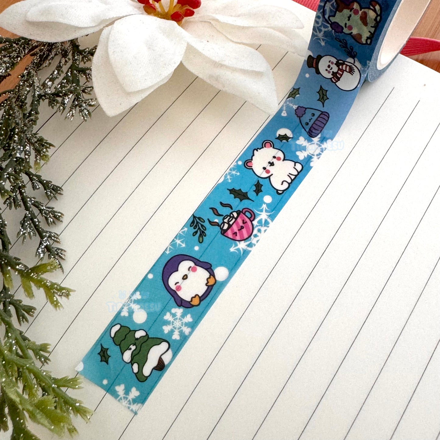 Kawaii Winter Themed Washi Tape