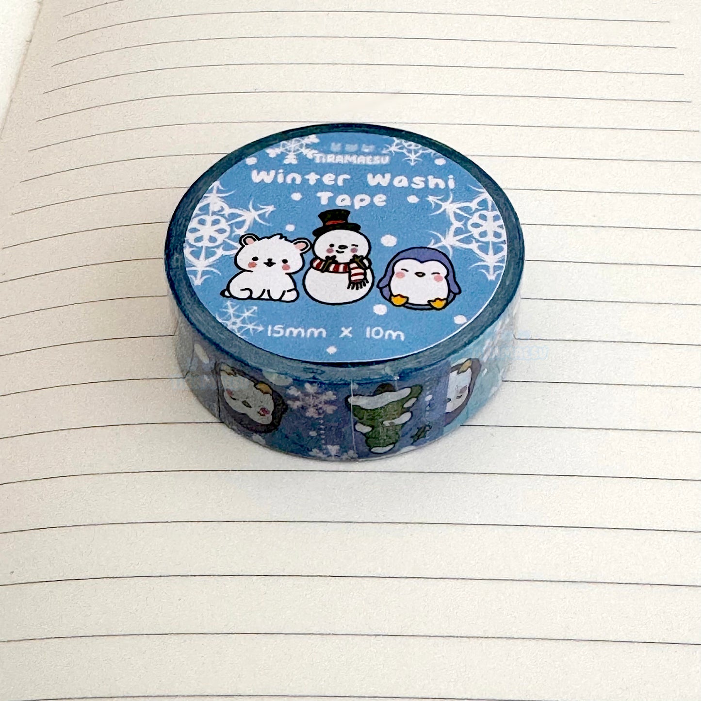 Kawaii Winter Themed Washi Tape