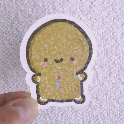 Gingerbread Boy Sticker